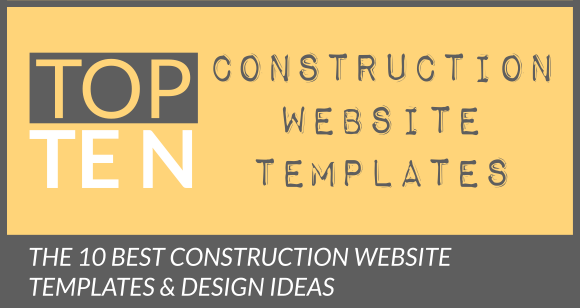 construction website templates